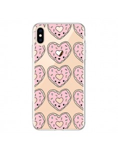 Coque iPhone XS Max Donuts Heart Coeur Rose Pink...