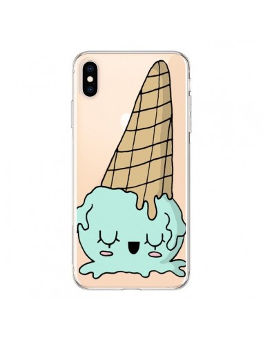 Coque iPhone XS Max Ice Cream Glace Summer Ete Renverse Transparente souple - Claudia Ramos