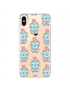 Coque iPhone XS Max Hamster Love Amour Transparente...