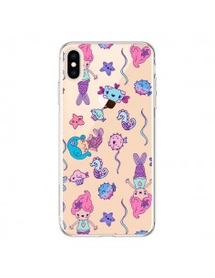 Coque iPhone XS Max Mermaid Petite Sirene Ocean...