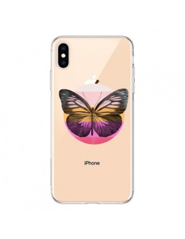 Coque iPhone XS Max Papillon Butterfly Transparente souple - Eric Fan