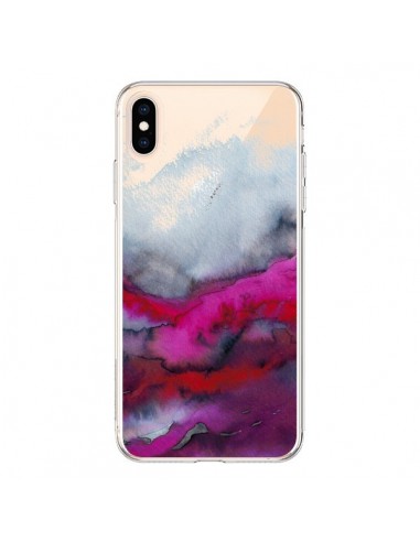 Coque iPhone XS Max Winter Waves Vagues Hiver Transparente souple - Ebi Emporium