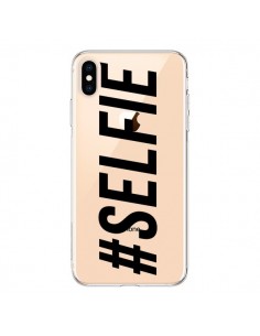 Coque iPhone XS Max Hashtag Selfie Transparente souple -...