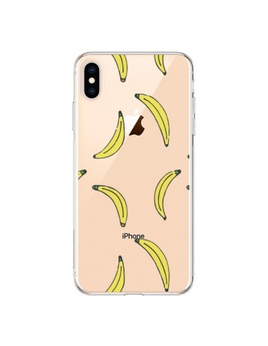 Coque iPhone XS Max Bananes Bananas Fruit Transparente souple - Dricia Do