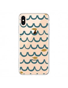 Coque iPhone XS Max Poisson Fish Water Transparente...