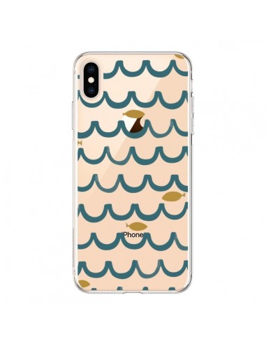 Coque iPhone XS Max Poisson Fish Water Transparente souple - Dricia Do