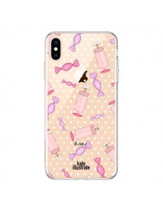 Coque iPhone XS Max Candy Bonbons Transparente souple -...