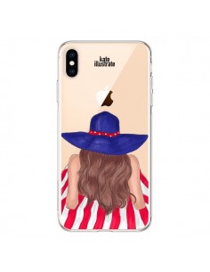 Coque iPhone XS Max Beah Girl Fille Plage Transparente...