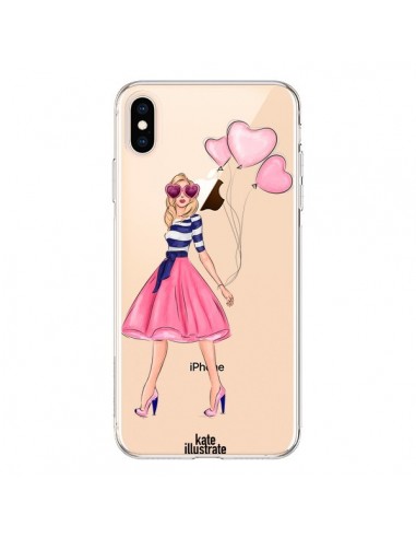 Coque iPhone XS Max Legally Blonde Love Transparente souple - kateillustrate