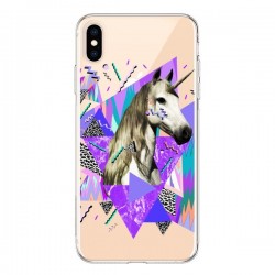 Coque iPhone XS Max Licorne Unicorn Azteque Transparente...