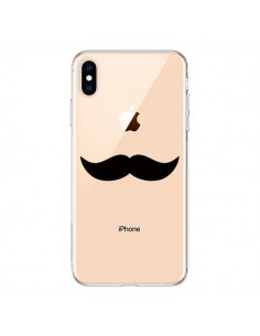 Coque iPhone XS Max Moustache Movember Transparente...