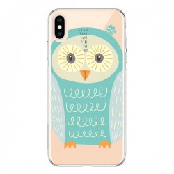 Coque iPhone XS Max Hibou Owl Transparente souple - Petit...