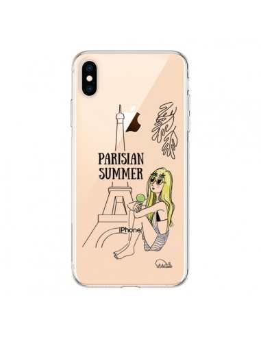 Coque iPhone XS Max Parisian Summer Ete Parisien Transparente souple - Lolo Santo