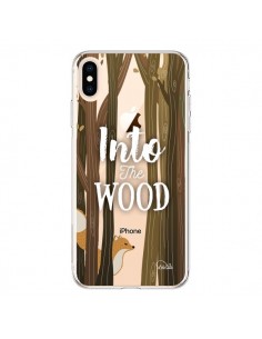Coque iPhone XS Max Into The Wild Renard Bois...