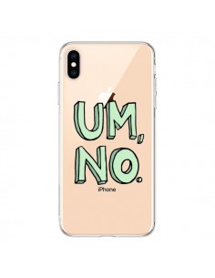 Coque iPhone XS Max Um, No Transparente souple - Maryline...