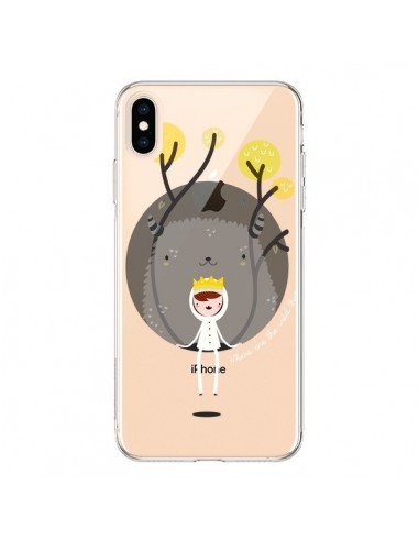 Coque iPhone XS Max Monstre Princesse Transparente souple - Maria Jose Da Luz