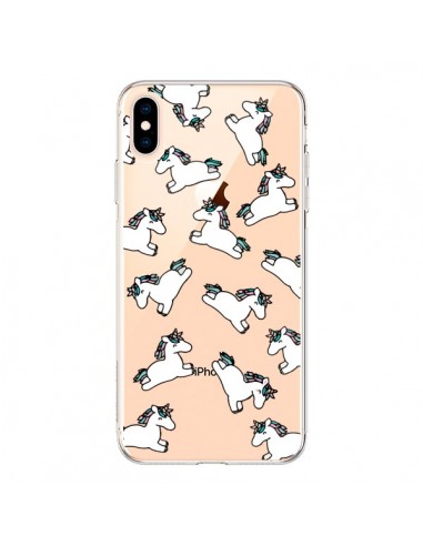 Coque iPhone XS Max Licorne Crinière Transparente souple - Nico