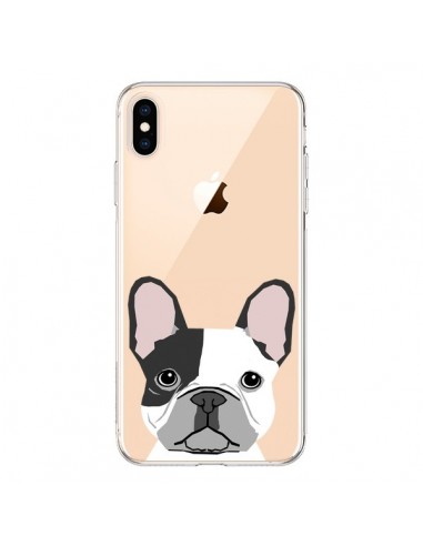Coque iPhone XS Max Bulldog Français Chien Transparente souple - Pet Friendly