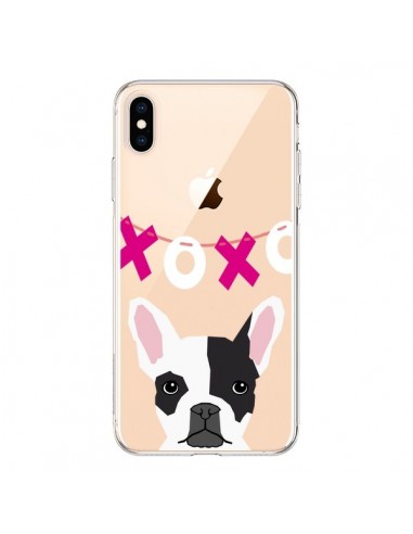 Coque iPhone XS Max Bulldog Français XoXo Chien Transparente souple - Pet Friendly