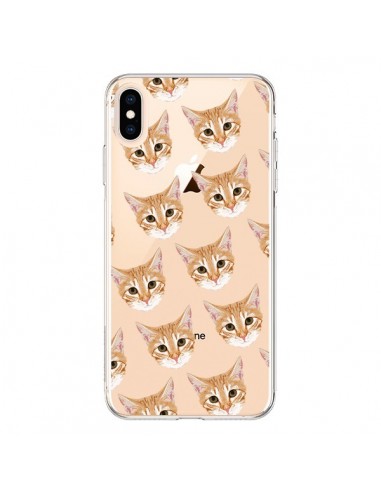 Coque iPhone XS Max Chats Beige Transparente souple - Pet Friendly