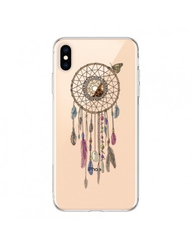 Coque iPhone XS Max Attrape-rêves Lakota Transparente souple - Rachel Caldwell