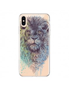 Coque iPhone XS Max Roi Lion King Transparente souple -...