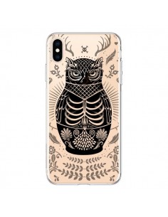 Coque iPhone XS Max Owl Chouette Hibou Squelette...