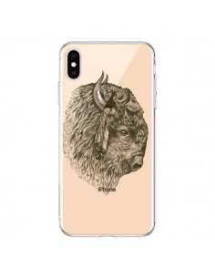 Coque iPhone XS Max Buffalo Bison Transparente souple -...
