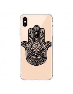 Coque iPhone XS Max Hamsa Cinq Doigts Main Mauvais Oeil...