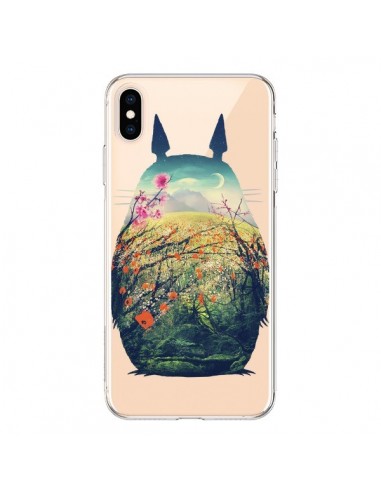 Coque iPhone XS Max Totoro Manga Comics Transparente souple - Victor Vercesi