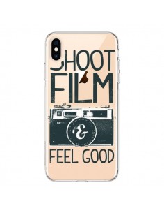 Coque iPhone XS Max Shoot Film and Feel Good Transparente...