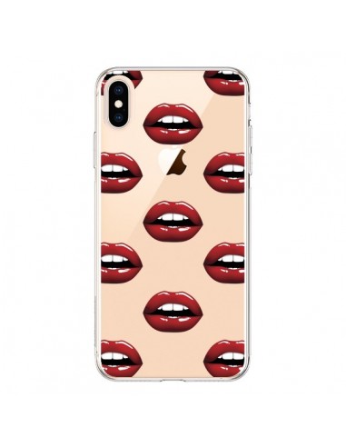 Coque iPhone XS Max Lèvres Rouges Lips Transparente souple - Yohan B.