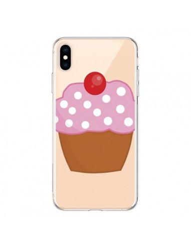 Coque iPhone XS Max Cupcake Cerise Transparente souple - Yohan B.