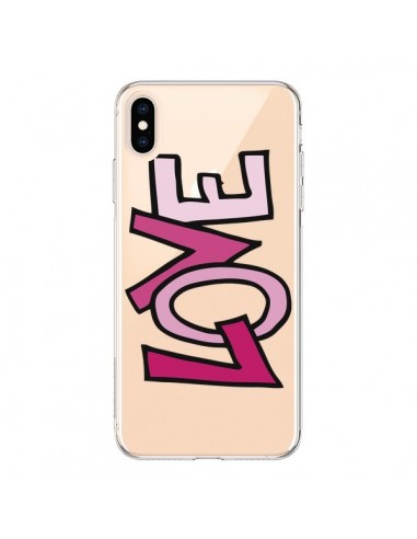 Coque iPhone XS Max Love Amour Transparente souple - Yohan B.