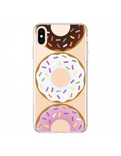 Coque iPhone XS Max Bagels Bonbons Transparente souple -...