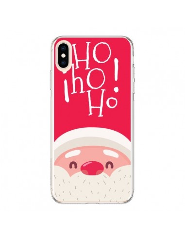 Coque iPhone XS Max Père Noël Oh Oh Oh Rouge - Nico