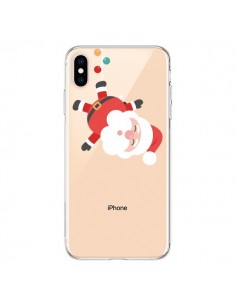 Coque iPhone XS Max Père Noël et sa Guirlande...