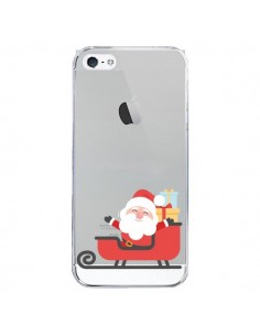 Coque iPhone 5 et 5S et SE Père Noël et son Traineau...