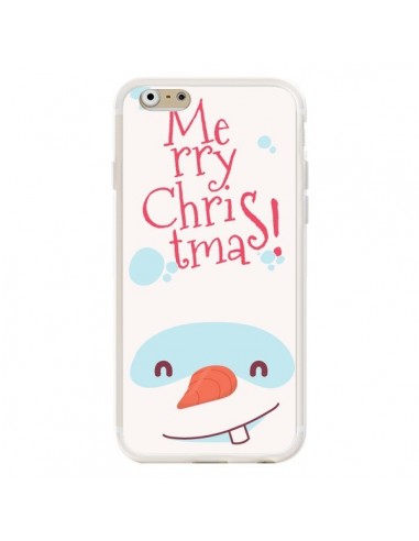 Coque iPhone 6 et 6S Bonhomme de Neige Merry Christmas Noël - Nico