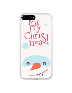 Coque iPhone 7 Plus et 8 Plus Bonhomme de Neige Merry...