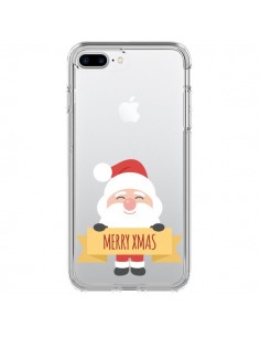 Coque iPhone 7 Plus et 8 Plus Père Noël Merry Christmas...