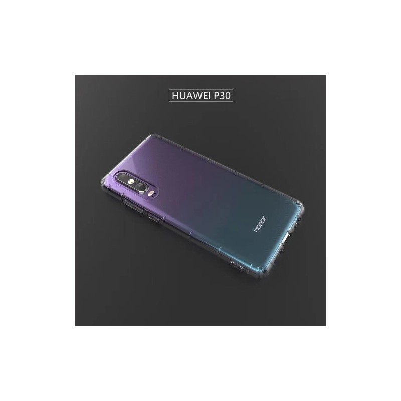 Coque Huawei P30 Transparente en silicone...