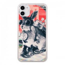 Coque iPhone 11 Lapin Time Traveller - Ali Gulec
