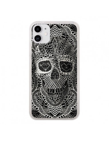 Coque iPhone 11 Skull Lace Tête de Mort - Ali Gulec