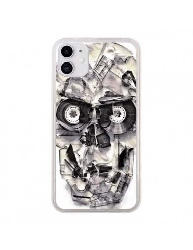 Coque iPhone 11 Tape Skull K7 Tête de Mort - Ali Gulec