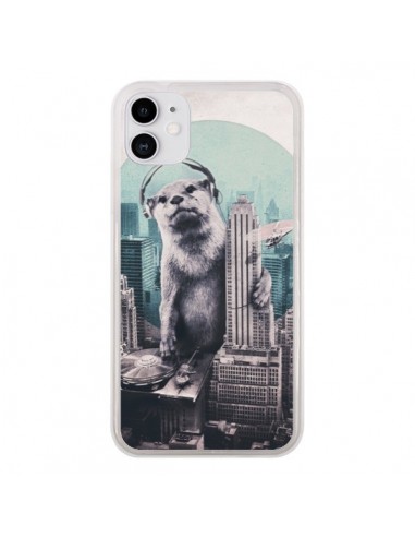 Coque iPhone 11 Loutre Dj New York - Ali Gulec