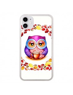 Coque iPhone 11 Chouette Automne - Annya Kai