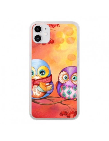 Coque iPhone 11 Chouette Arbre - Annya Kai