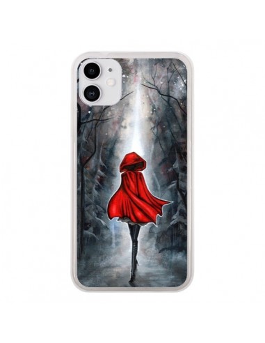 Coque iPhone 11 Le Petit Chaperon Rouge Bois - Annya Kai