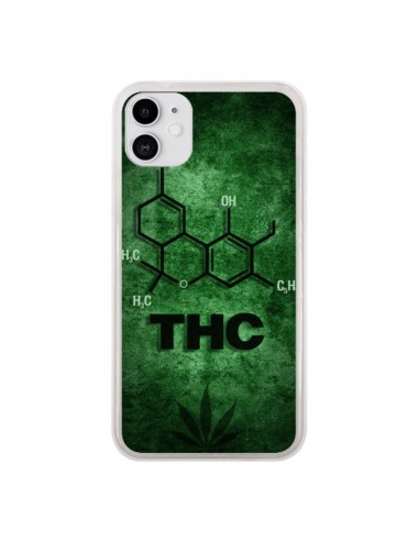 Coque iPhone 11 THC Molécule - Bertrand Carriere